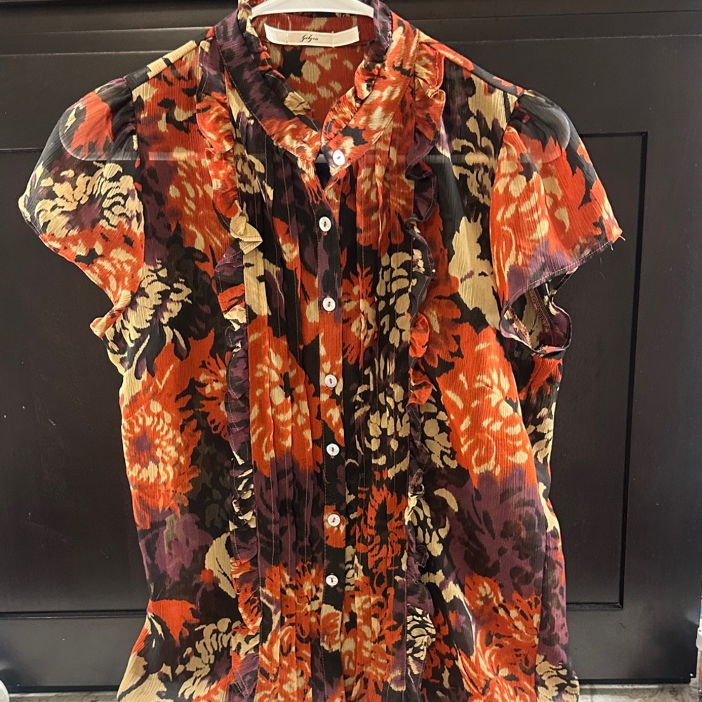 Gibson Multicolor Floral Blouse